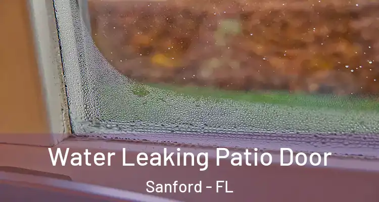  Water Leaking Patio Door Sanford - FL